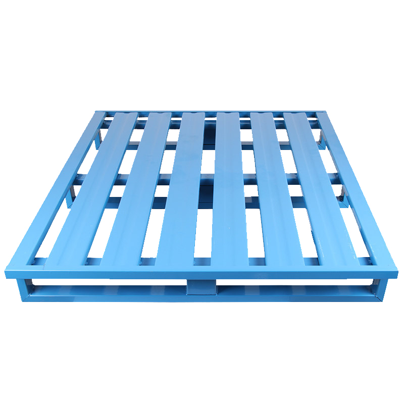 Guichang Steel Rack Logistics Galvanized Forklift Iron Pallet Iron Pallet Warehouse Turnover Four-in Fork Iron Pallet