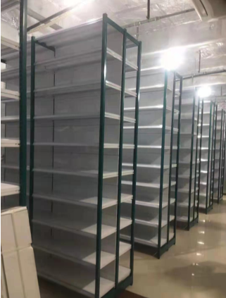 Guichang Miniso Shelving Supermarket End Shelf Display Shelf Wood Pattern