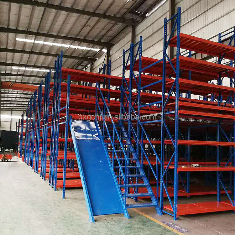 Heavy Duty Warehouse Racking Designer Multi Tier Mezzanine Floor Rack System