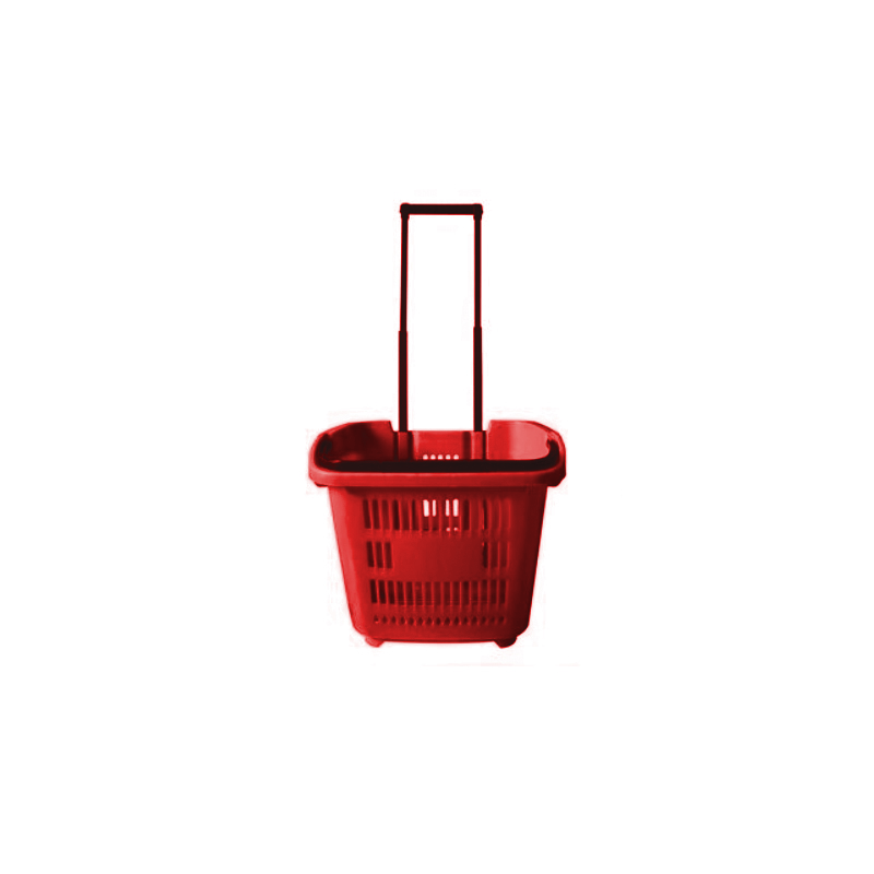 Guichang Supermarket Shopping Basket Fruit Picking Baskets Plastic Frame Size Hand Thickened Folding Baskets