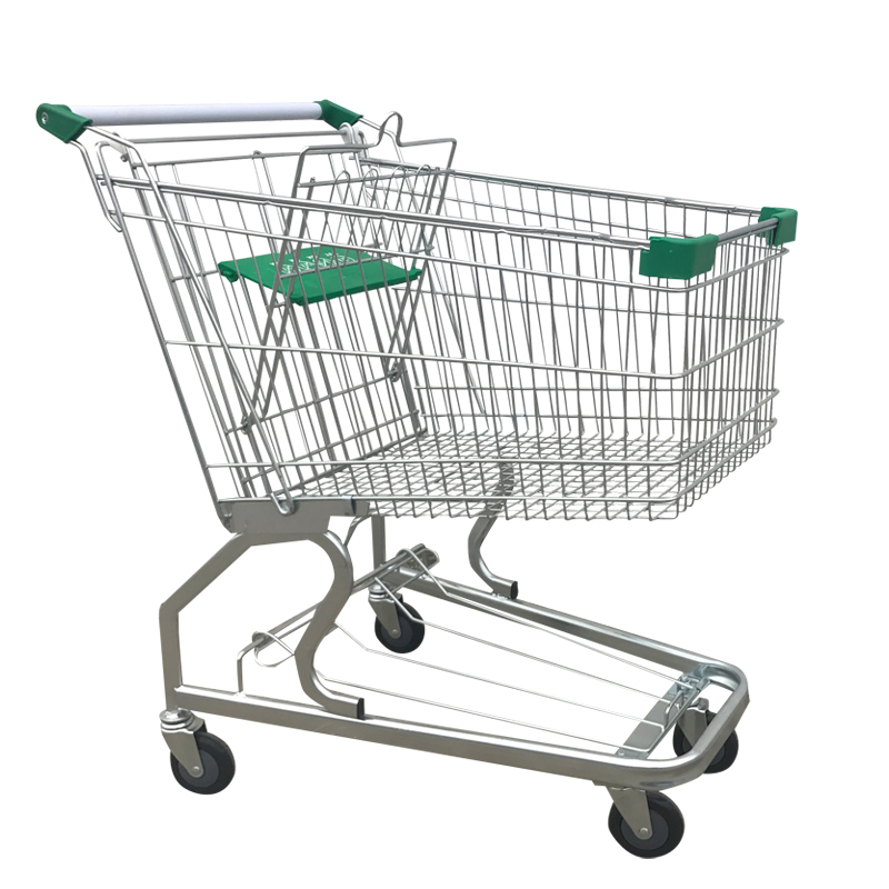 Supermarket Shopping Cart Shopping Mall Large Capacity Trolley Shopping Cart Large Volume Multifunctional Trolley