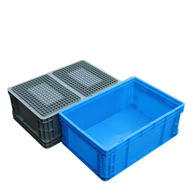 Thickened Plastic Turnover Box Rectangular Large Food Basket with Lid Storage Box Fish and Turtle Logistics Storage Plastic Fram
