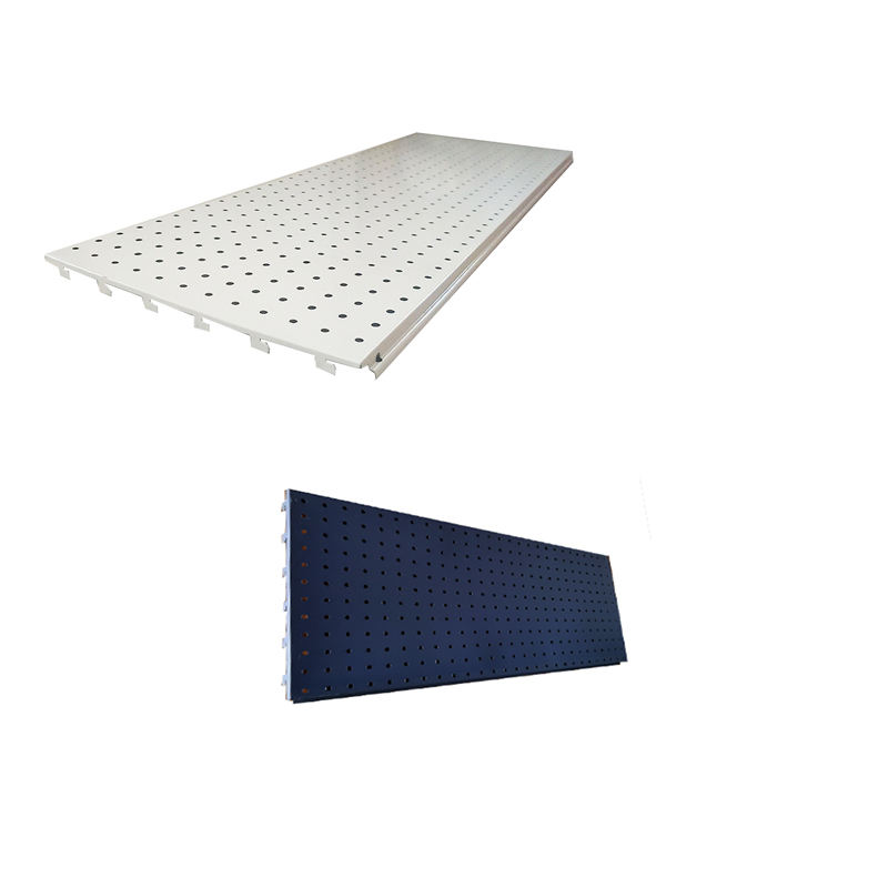 Guichang Metal Products Supermarket Storage Rack Accessories Perforated Backboard Custom Size Color and Thickness