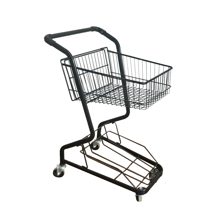 Supermarket Shopping Cart Trolley Mall European Style Cart Large Capacity Property Convenience Cart Adult Household Grocery Shop
