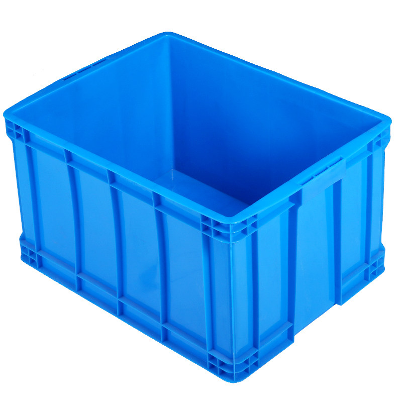 Large Thick Plastic Turnover Basket Rectangular Factory Turnover Box Storage Basket Storage Plastic Basket Logistics Express Car