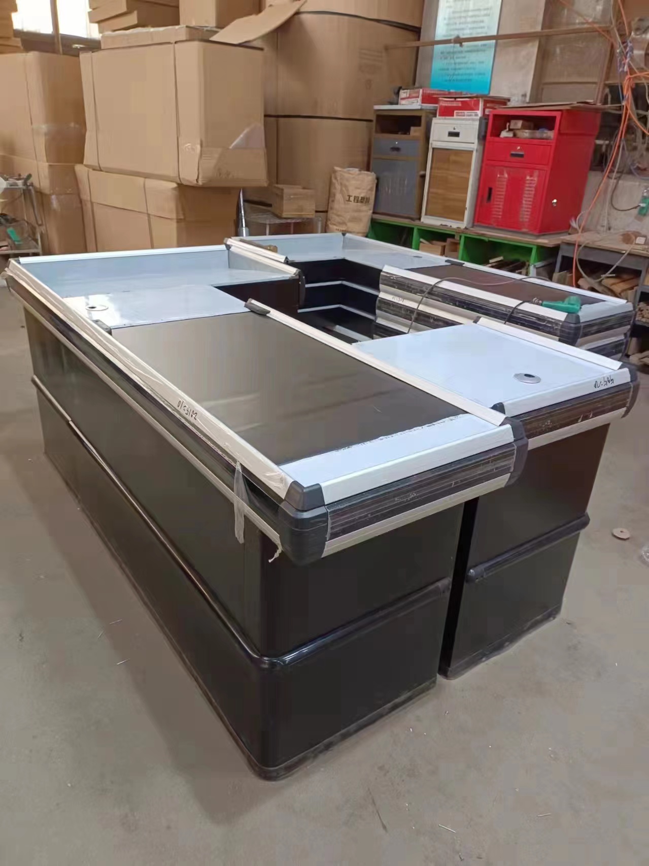 Different Models and Sizes of Cashier Counters in Guichang Supermarket Shelf Factory Can Choose Colors