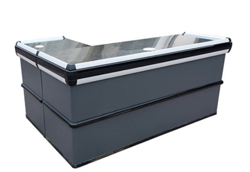 Checkout Counter Cashier Grey  1800*1200*850