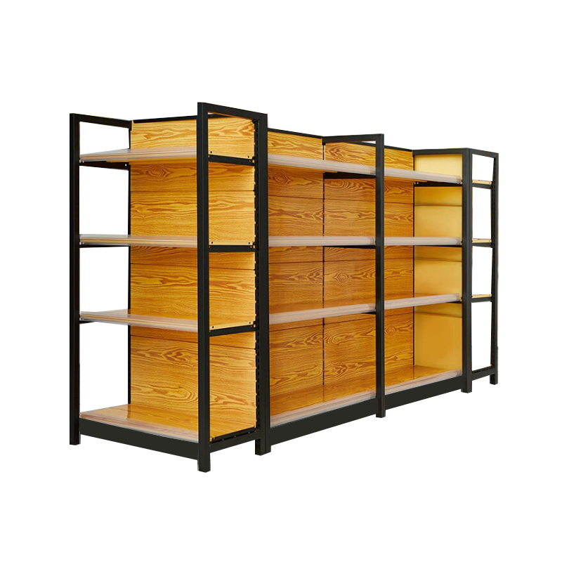 Guichang Supermarket Shelf Metal Products Customizable Four-column Shelf Single-sided and Double-sided Bearing Strong