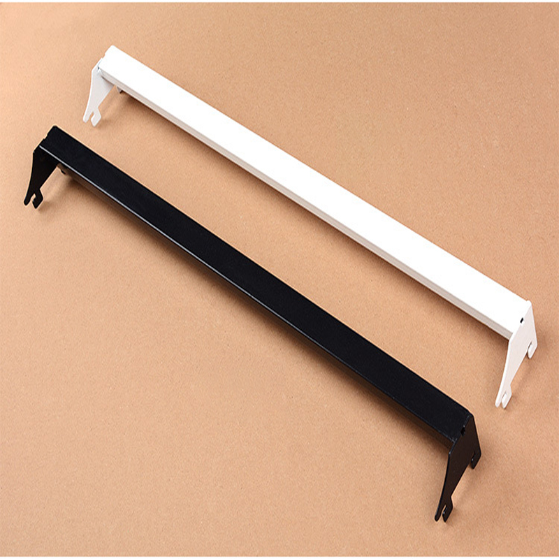 Guichang Hanging Rod Length Can Be Customized with Supermarket Shelves Four Column Wood Grain Supermarket Shelves
