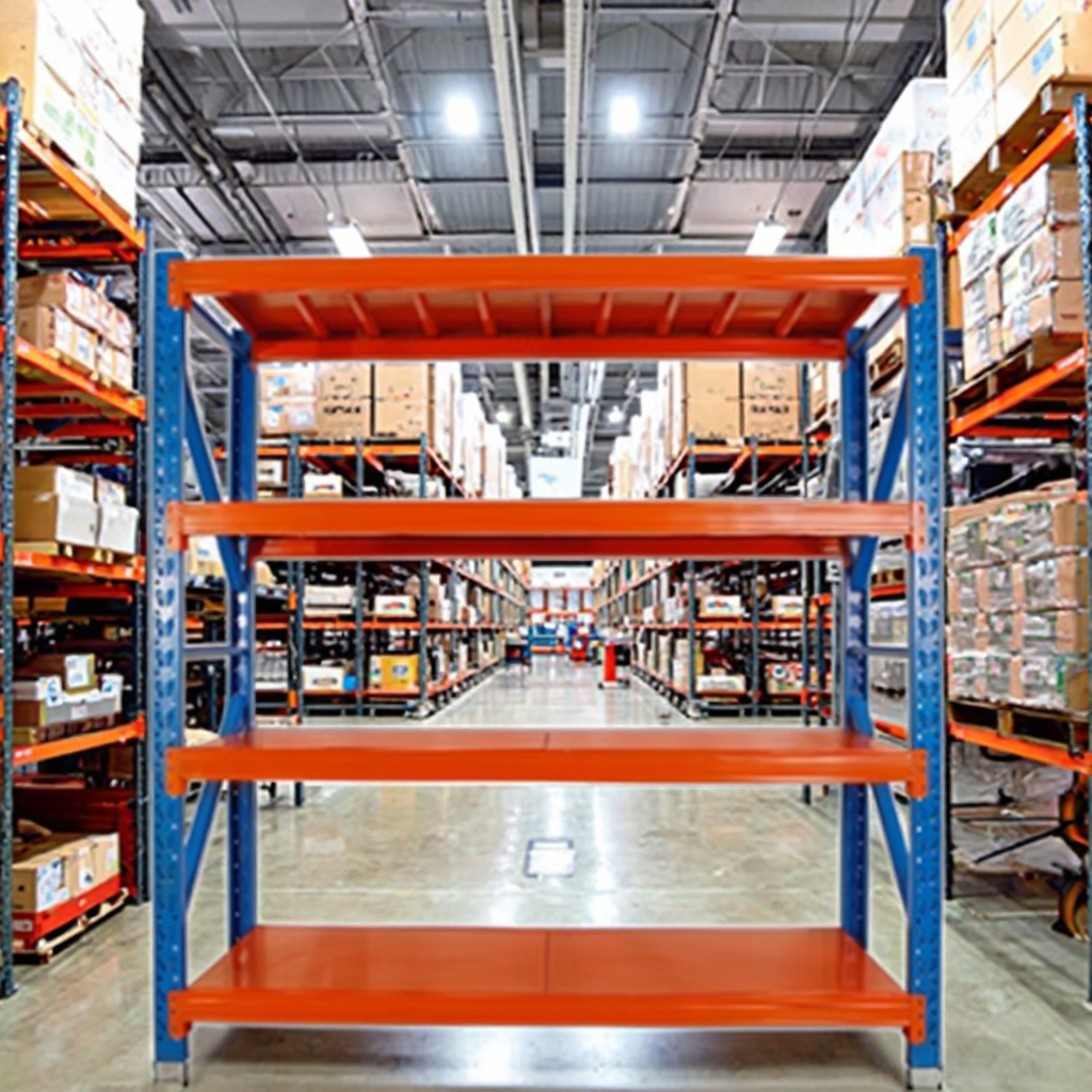 Estantes Metal Warehouse Adjustable Steel Display Stand Industrial Storage Racks Home Supermarket Iron Garage Storage Shelves