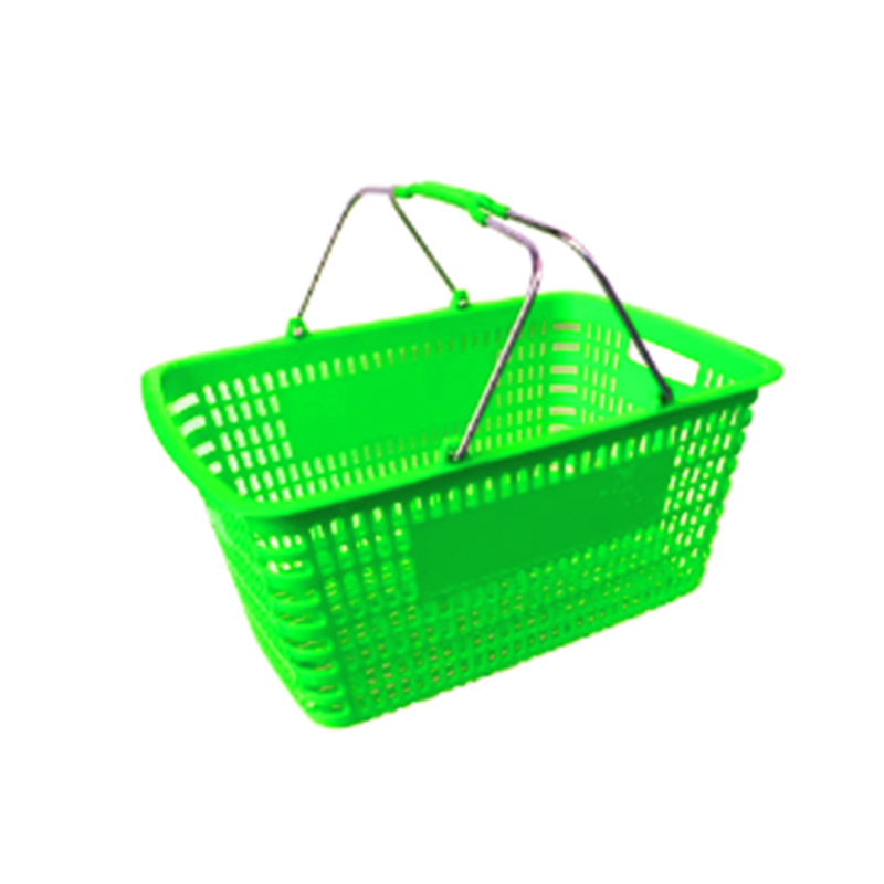 GuichangConvenience Store Special Snack ShopBasket and BasketPlastic Trolley Basket with Wheels