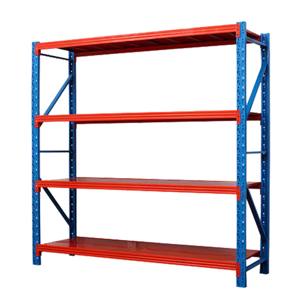 Guichang Custom Heavy Duty Durable Powder Coated Iron Warehouse Supermarket Shelves Stacking Racks Shelves