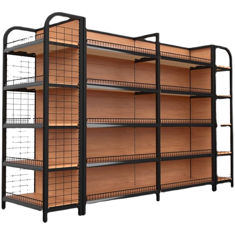 Guichang 2025 Steel Metal Shelves Light Duty Store Grocery Shelves Supermarket Store Display Racks