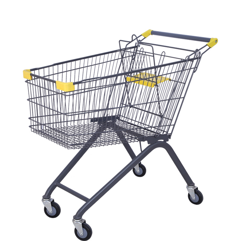 Guichang Supermarket Shopping Cart Trolley Herringbone Cart Adult Household Supermarket Trolley Shopping Mall Trolley