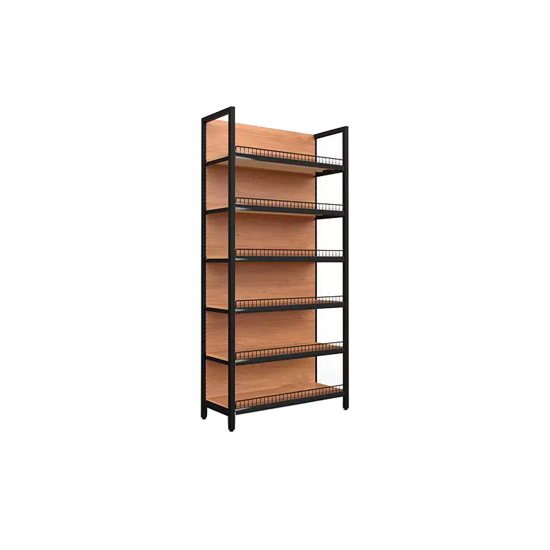 Guichang Four-pillar Supermarket Custom Curved square Upright Main and Auxiliary Frame Shared Upright