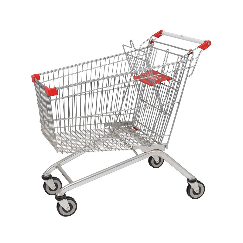 GCJS Supermarket Shopping Carts Trolleys Trolleys Herringbone Carts Household Shopping Carts Large Trolleys Shopping