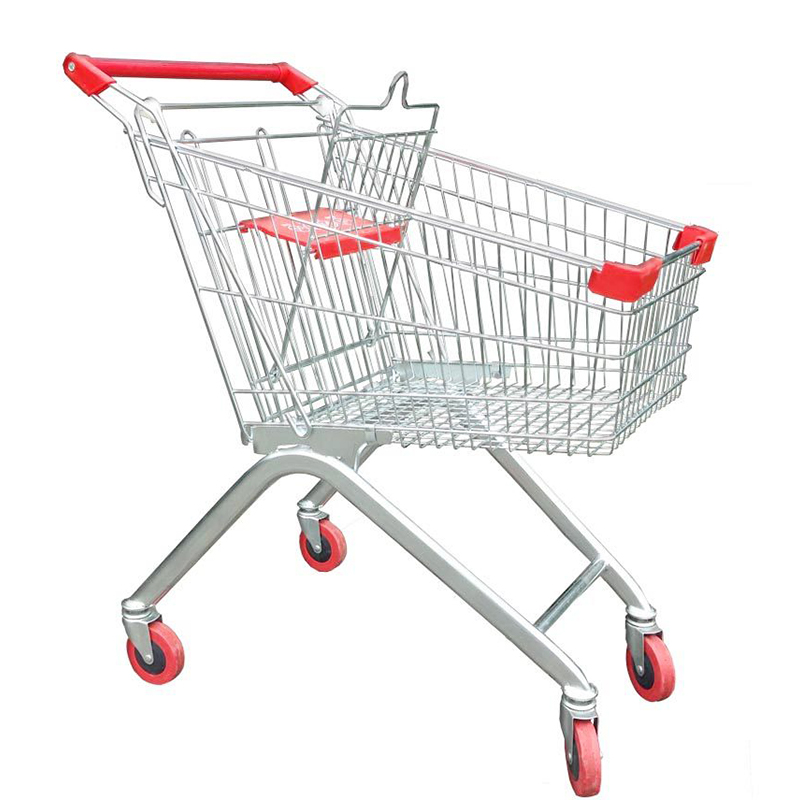 Supermarket Shopping Cart Shopping Mall Large Capacity Trolley Shopping Cart Large Volume Multifunctional Trolley