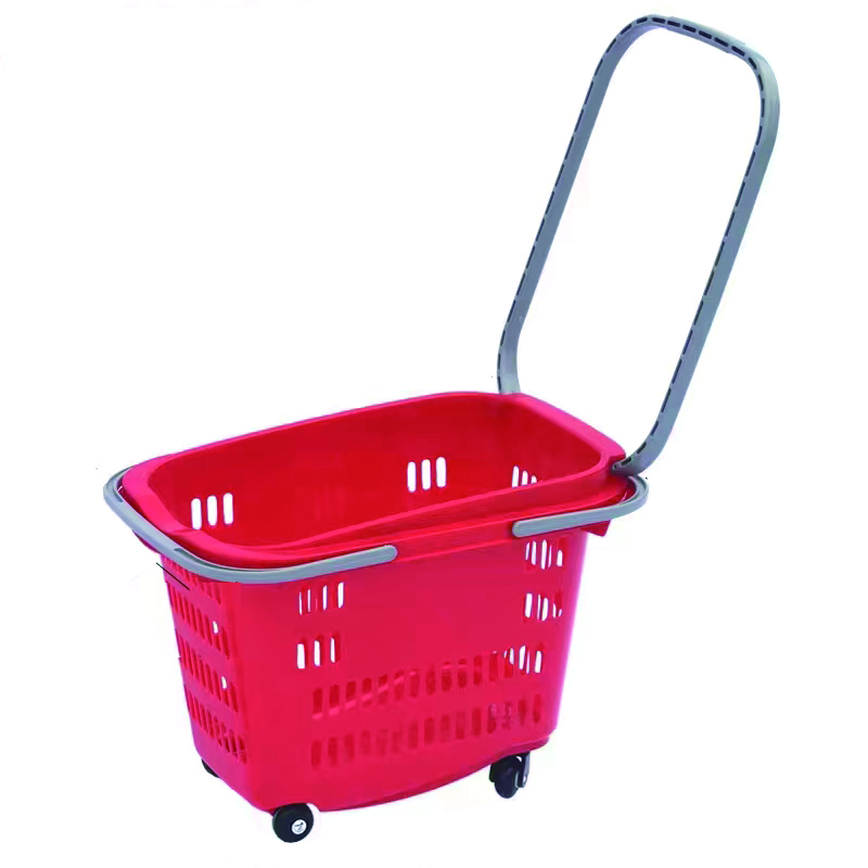 GuichangKTV Basket Household Storage BasketMetal HandleBasket and BasketThe Basket Is ThickenedPlastic Metalbasket