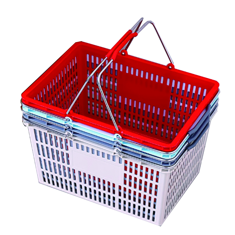 GuichangA Laundry BasketThe Basket Is ThickenedSnack Storage Basket Can Be Printed logo FoldingPlastic Portable Basket