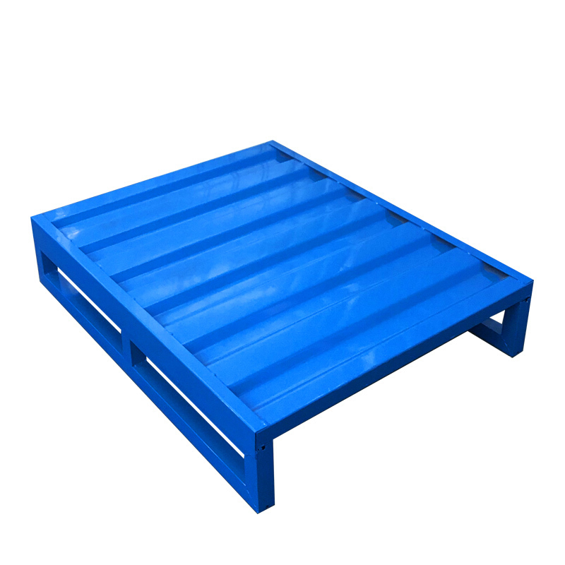 Guichang Custom Warehouse Steel Pallets Heavy Cargo Iron Pallets Iron Pallets Logistics Pads Moisture-proof Plates Forklift Pall