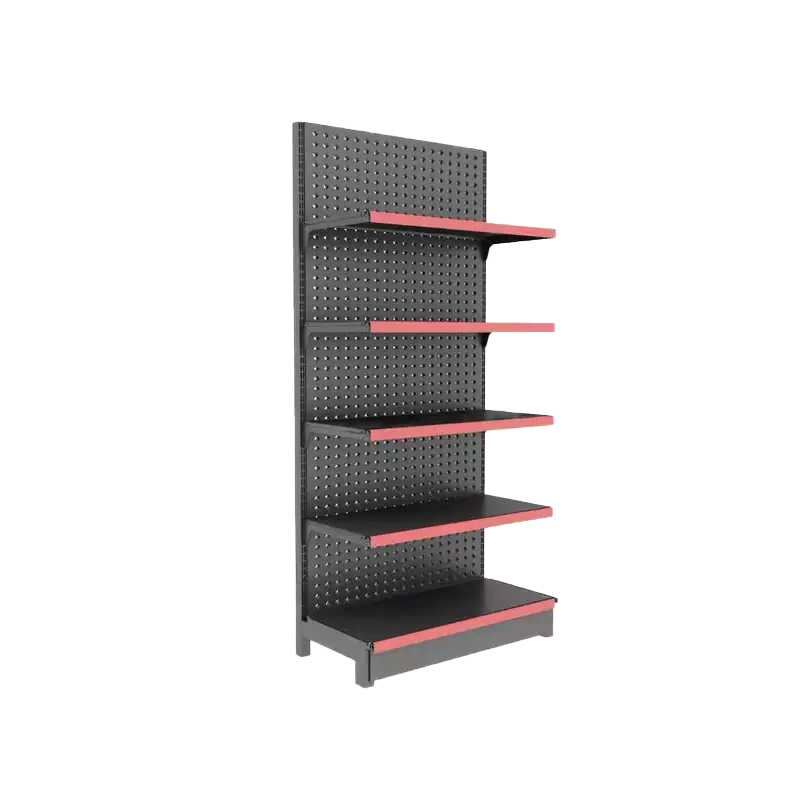 Guichang shelf supermarket vertical single side double side size can be customized with strong bearing capacity