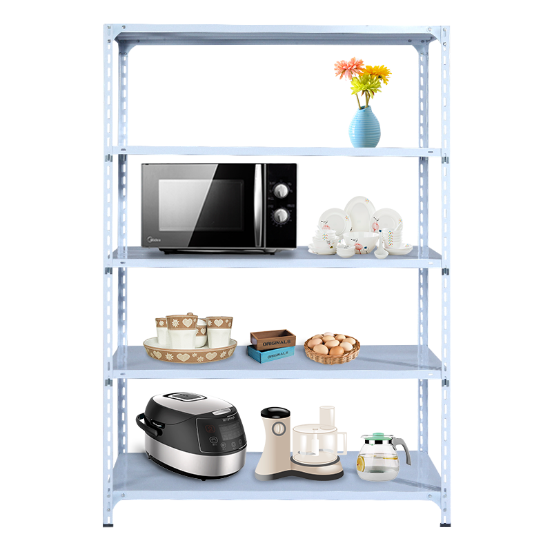 Guichang Angle Iron Shelf Household Storage Rack Iron Shelf Storage Warehouse Display Rack Angle Iron Storage Shelf