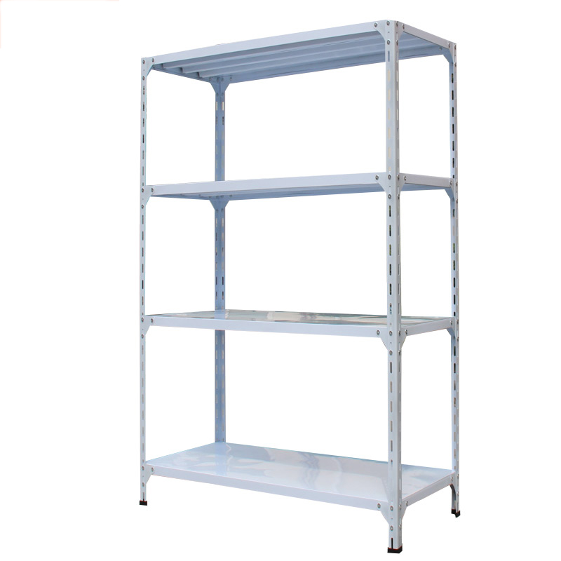 Light Household Angle Iron Shelf Warehouse Storage Shelf Rack Clothing Display Rack Supermarket Storage Rack