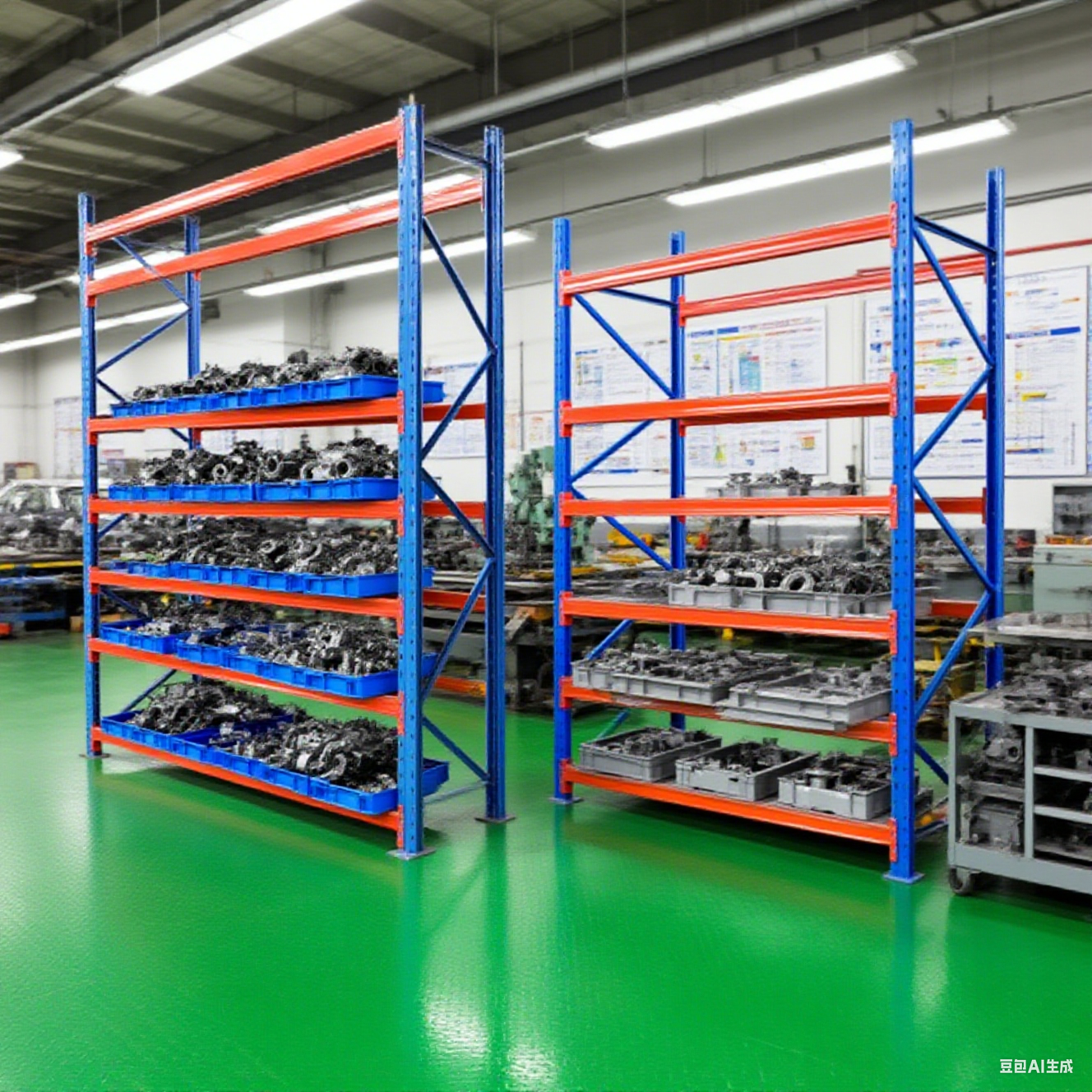 Guichang Automated Radio Pallet Shuttle Racking Industrial Intensive Shuttle Rack Shelves Cold Room Automatic Shuttle Rack