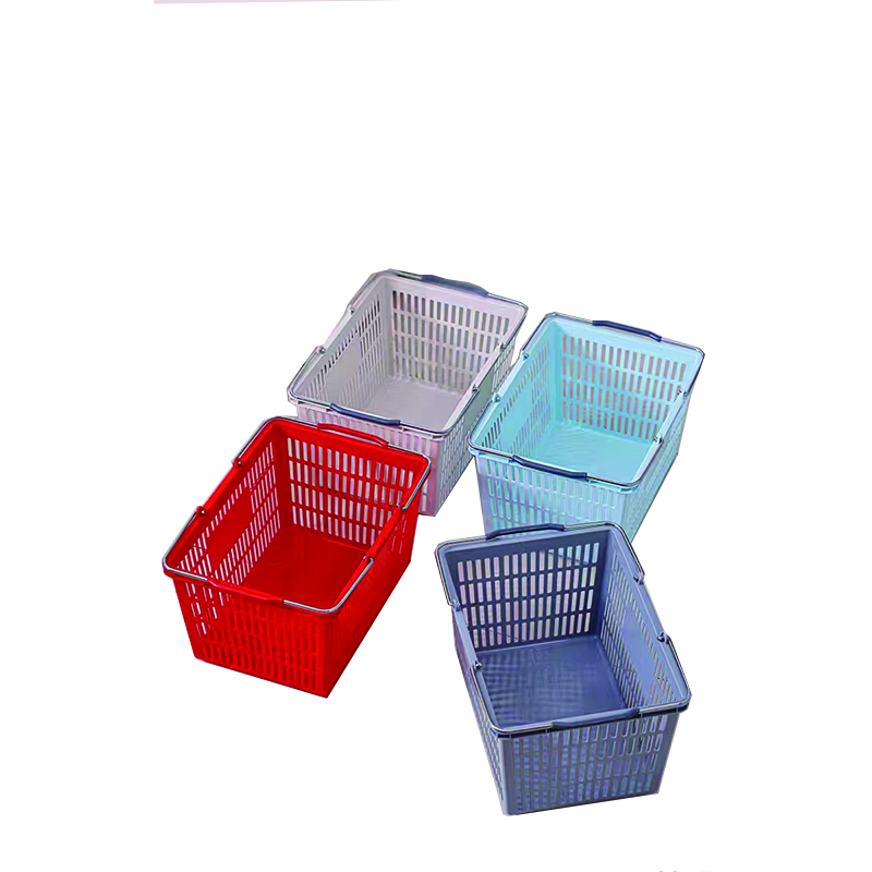 GuichangPlastic Hollow Hand BasketMetal HandleMetal Plastic MetalhandleBasket and Basket