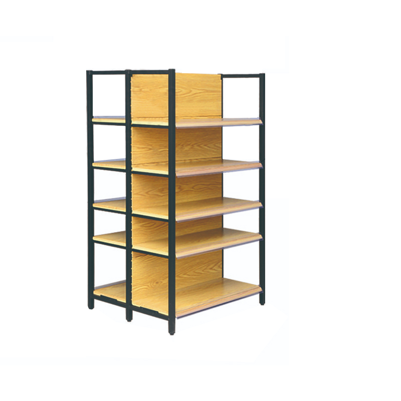 Guichang Four-pillar Shelf Board Can Be Installed With Protective Fence to Prevent Goods From Falling for Supermarket