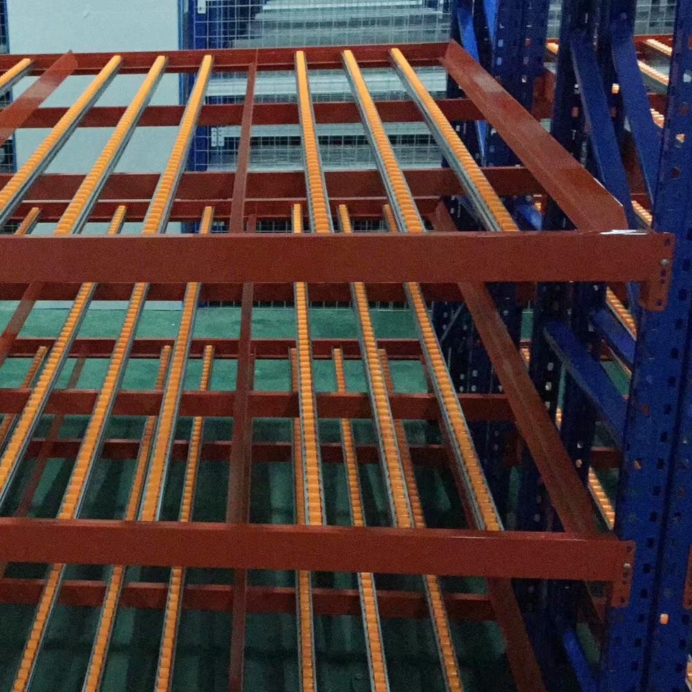 Guichang High Quality Assemble Automated Warehouse Storage Carton Flow Rack With Slide Roller