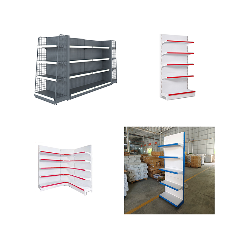 Gui Chang  Supermarket 40-60KG Snack Shelf Supermarket Metal Display Rack Convenience Store Snack Beverage Display Shelf