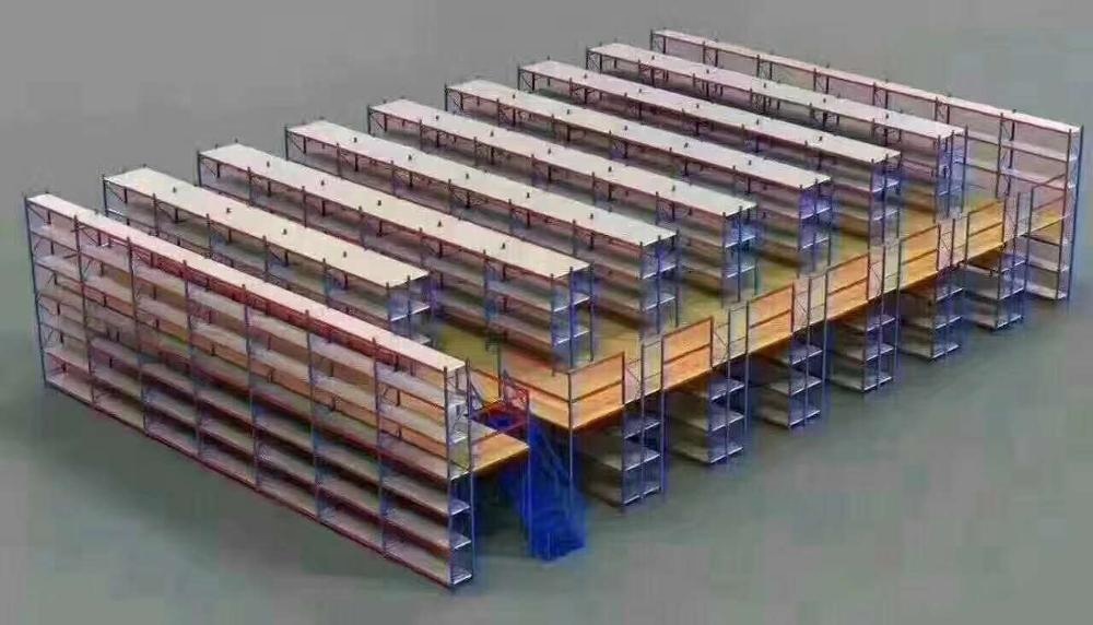 Heavy Duty Warehouse Racking Designer Multi Tier Mezzanine Floor Rack System