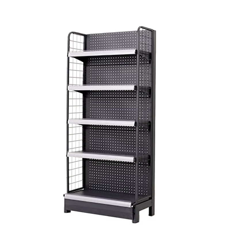 Guichang Shelf Side Mesh Supermarket Shelf End Frame Side Hanging Metal Mesh Single and Double Sided