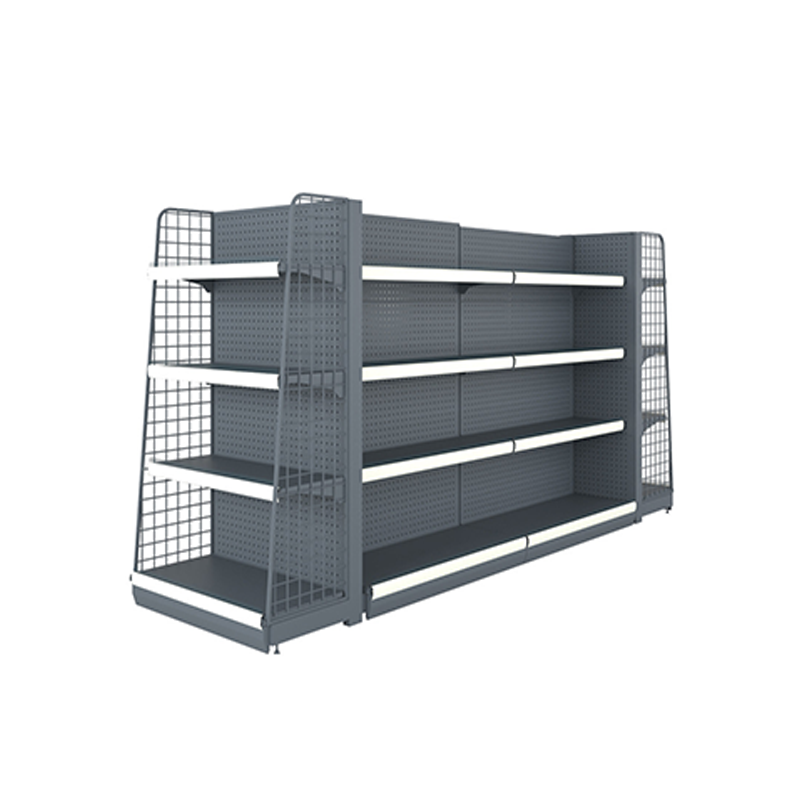 Gui Chang  40-60KG Metal Gondola Shelf for Supermarket Single Sided Convenience Store Display Rack