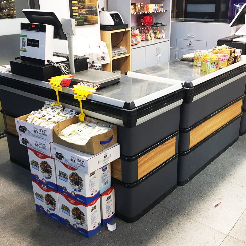 Guichang Shelf Supermarket Checkout Counter Multi-color Size Specifications Supermarket Shelf Accessories Support Customization