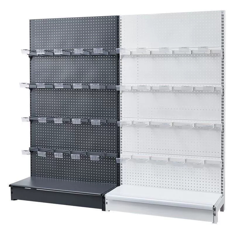 Guichang Shelf Metal Single Sided Double Sided End Shelf Supermarket Vertical Multi Size Color Selection