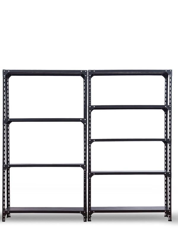 Guichang Adjustable 5-Layer Metal Iron Angle Display Rack for Home Balcony Supermarket & Warehouse Durable Steel Storage Racks