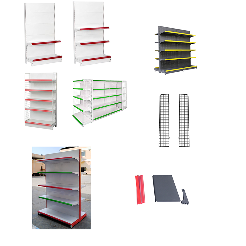 Gui Chang Double Modern New Design Durable Comfort Supermarket Gondola Snack Display Shelving