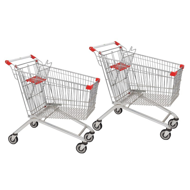 GCJS Supermarket Shopping Carts Trolleys Trolleys Herringbone Carts Household Shopping Carts Large Trolleys Shopping