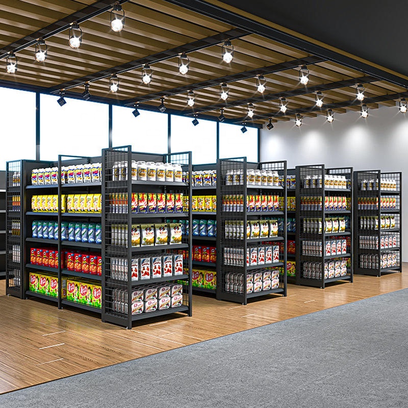 Customized Convenience Store Supermarket Rack Shelves Supermarket Shelves