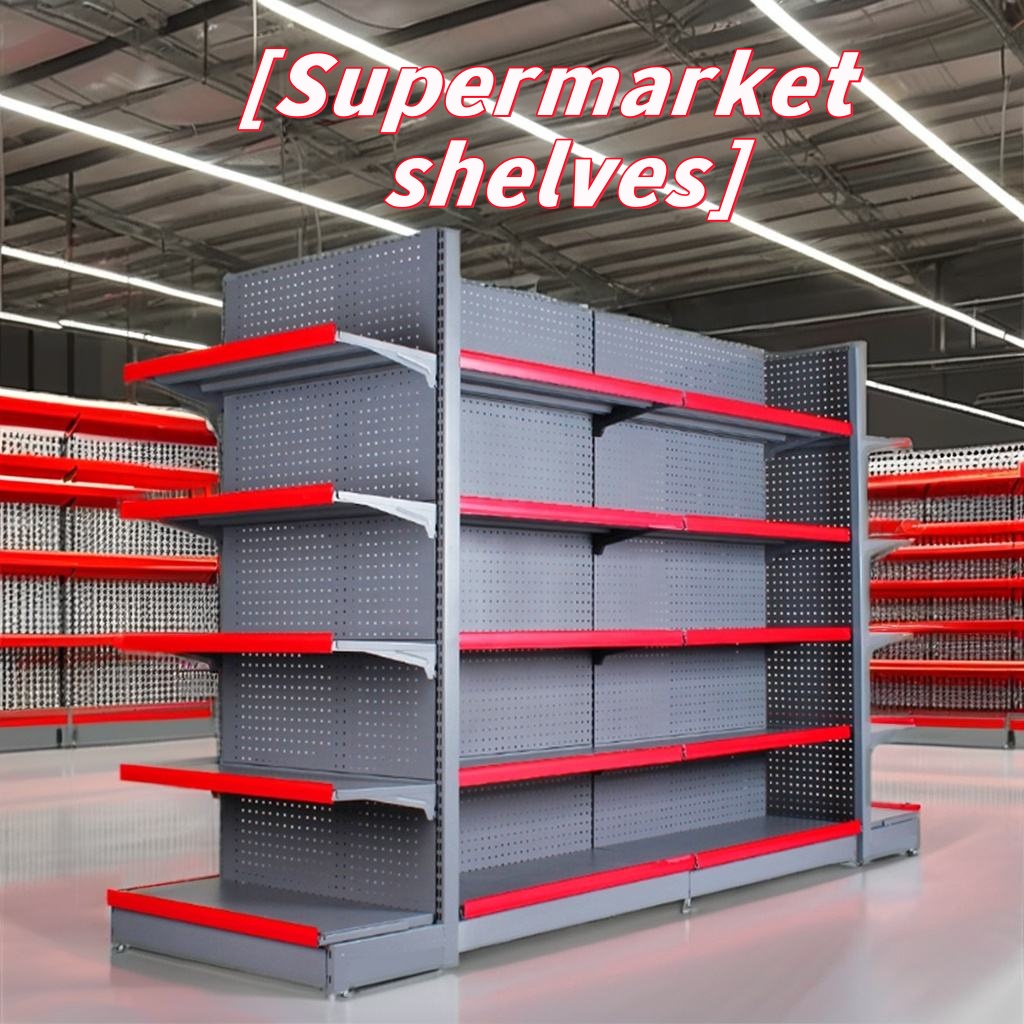 Factory Wholesale Prices Industrial Metal Shelf for Supermarket Adjustable Display Rack for Retail Products Store Shelving