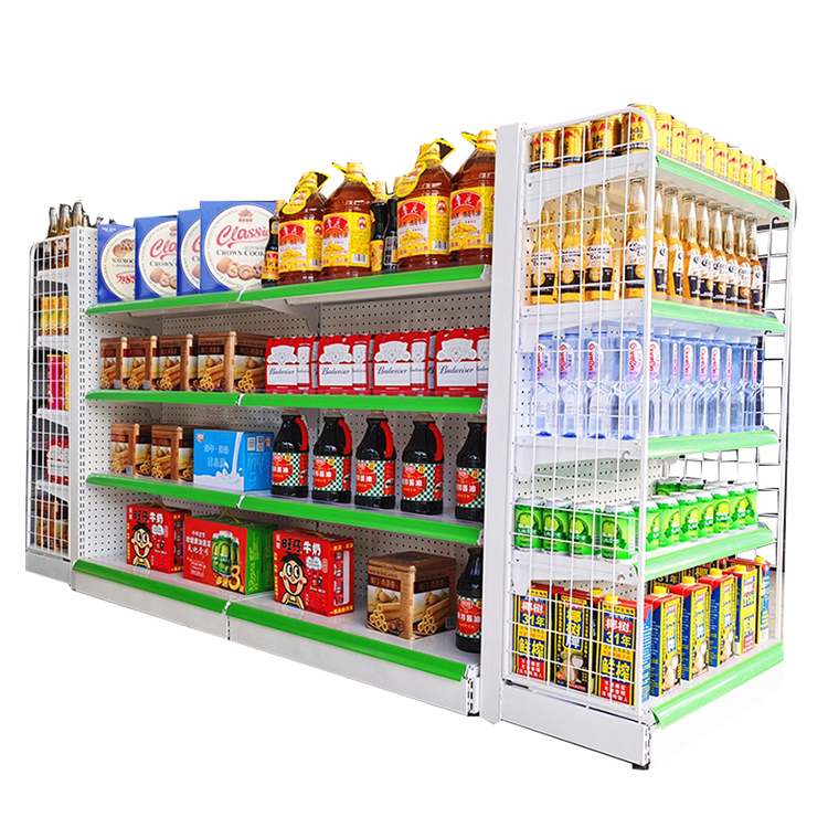 Adjustable Supermarket Shelves Display Rack Metal Retail Store Gondola Shelving Shelf for Supermarket Store Shelving