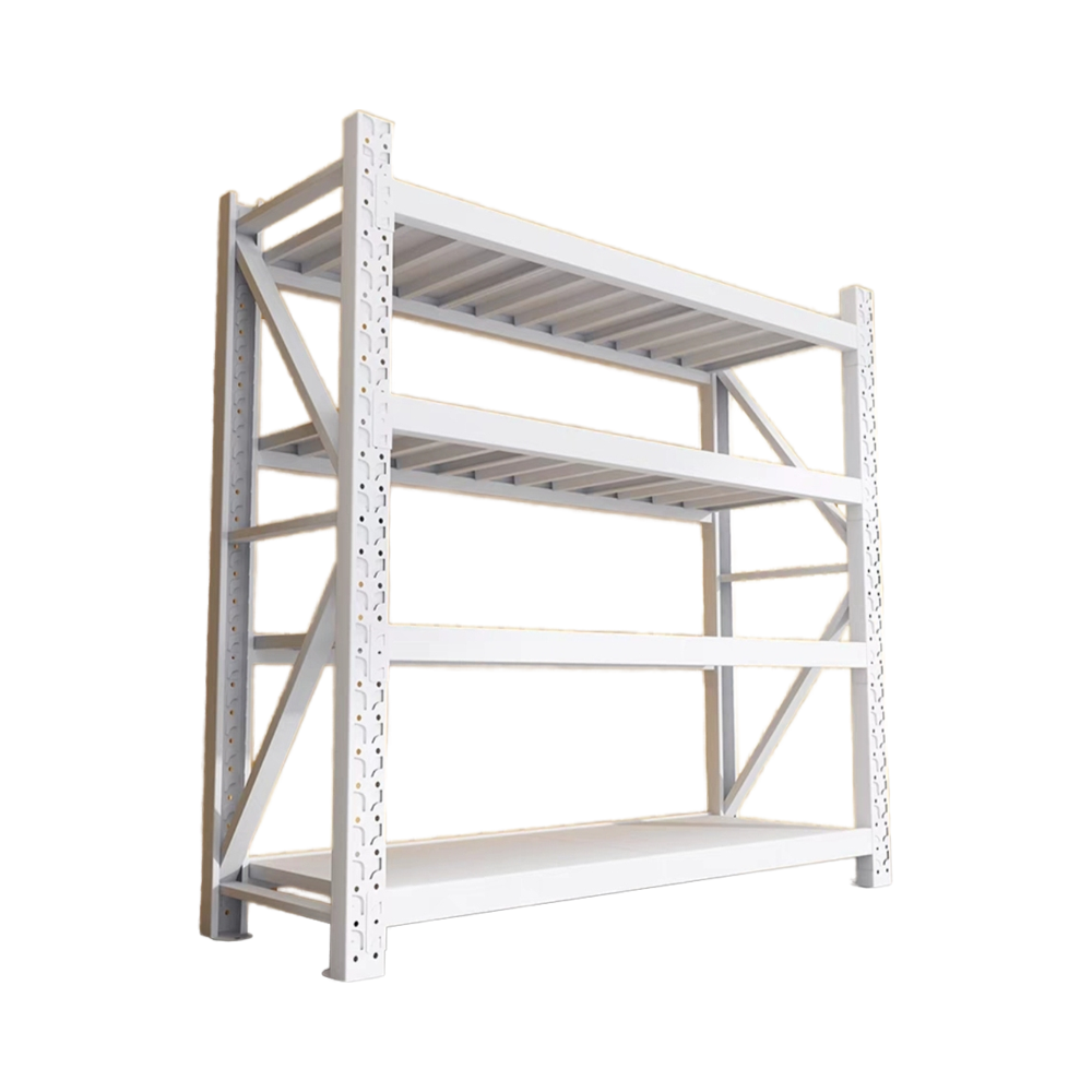Durable&Modern Design Industrial Shelves Warehouse Shelving Easy Assemble Without Tools Medium-duty Rack Shelving Metal Shelves
