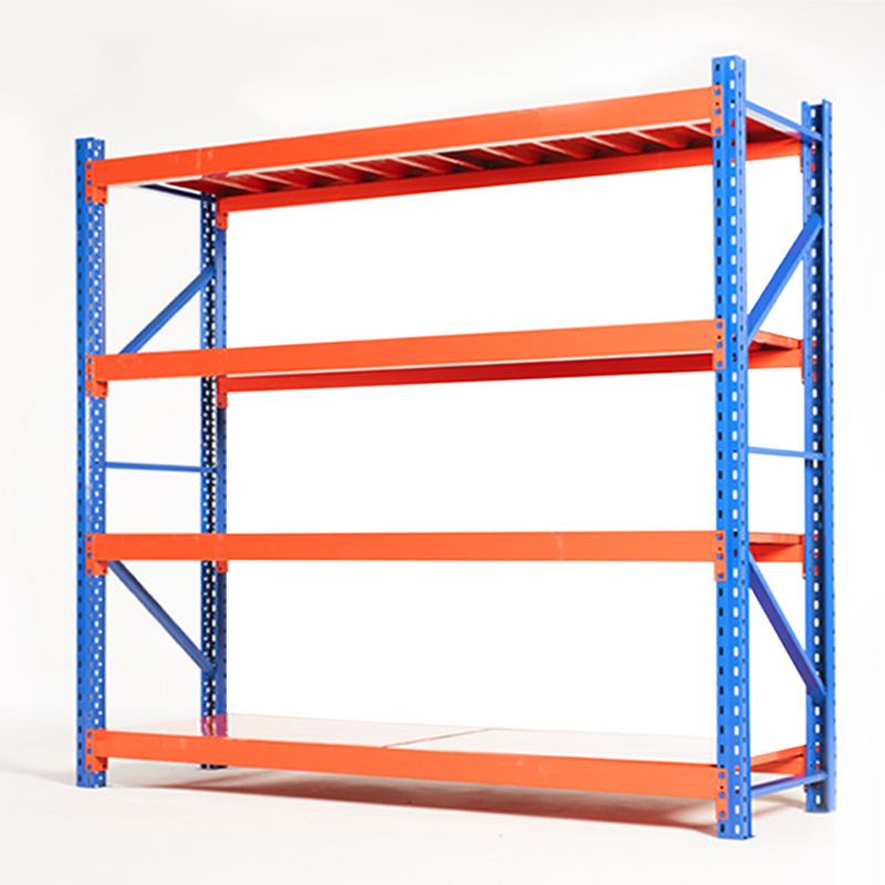 Heavy Duty  Adjustable Warehouse Shelving Stacking Galvanized Shelf Metal Shelving Unit for Workshop Retail and Mall Stores