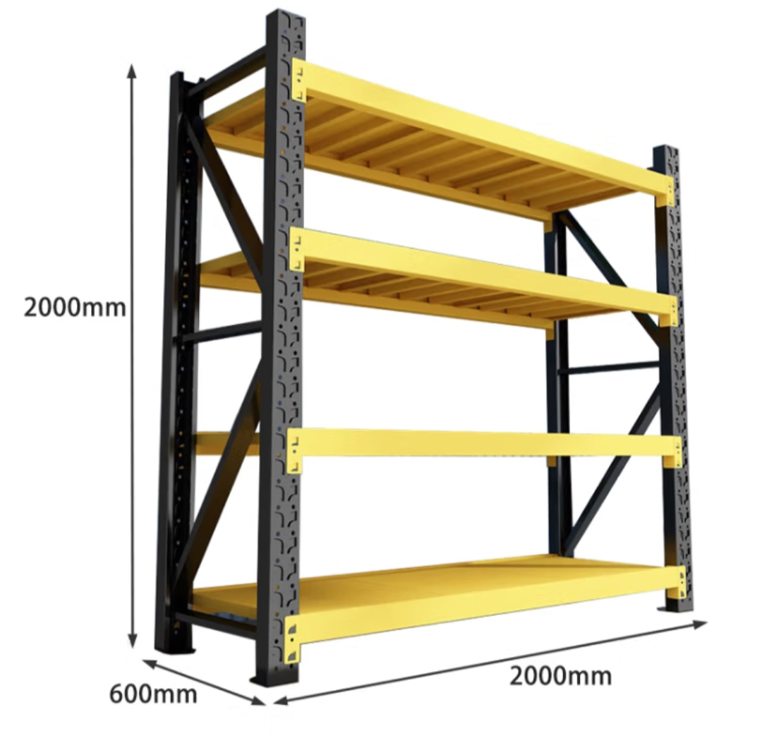 High Quality Storage Shelf 100kg /layer Garage Shelves Low Price Adjustable Warehouse Rack