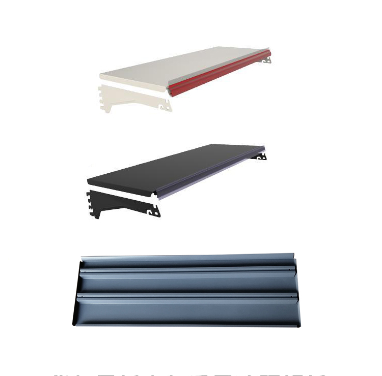 Wholesale High Quality Single Side Grocery Shelf for Supermarket Snacks Shelves Display Metal Store Shelving