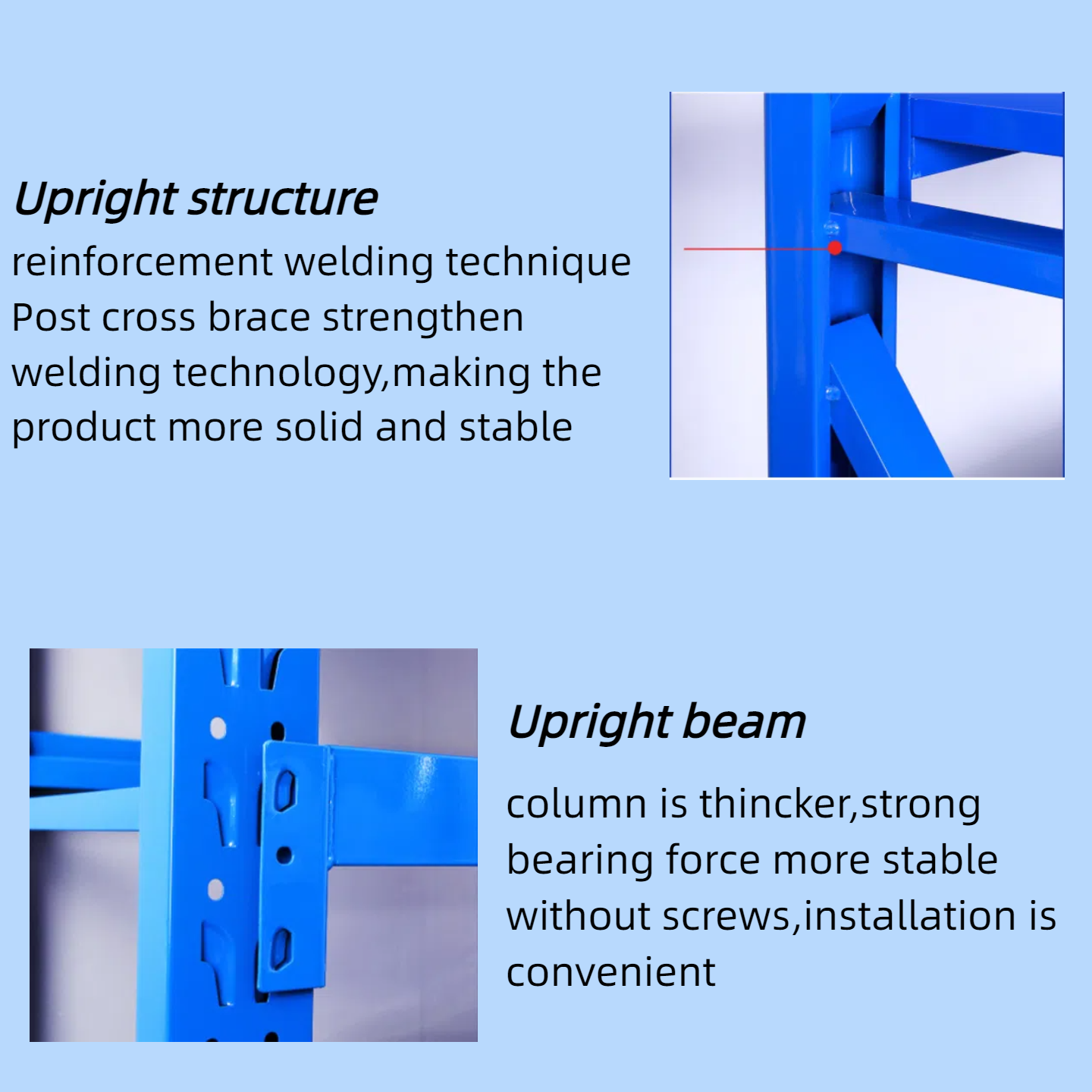 Customized Light Duty Metal Storage Rack Household and Warehouse Use Warehouse Shelving with Custom Colors for Rack Shelving