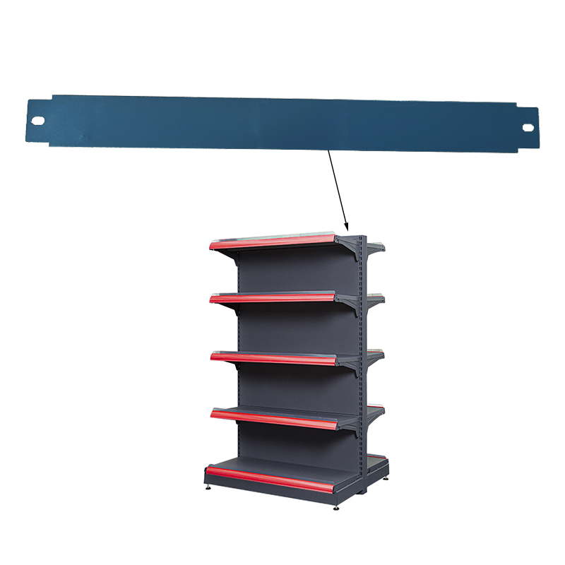 Guichang Metal Supermarket Storage Rack Accessories Top Cover With Double-sided Storage Rack Use