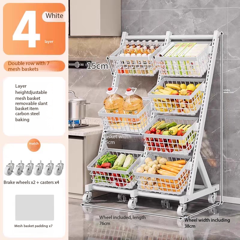 Metallic Supermarket Shelves Heavy Duty Display Rack Single Sided Pre-Assembled Grocery Shelve Supermarket Shopping Display Rack